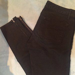 Gap "Always Skinny" Blank Ankle Jeans w/ Zippers
